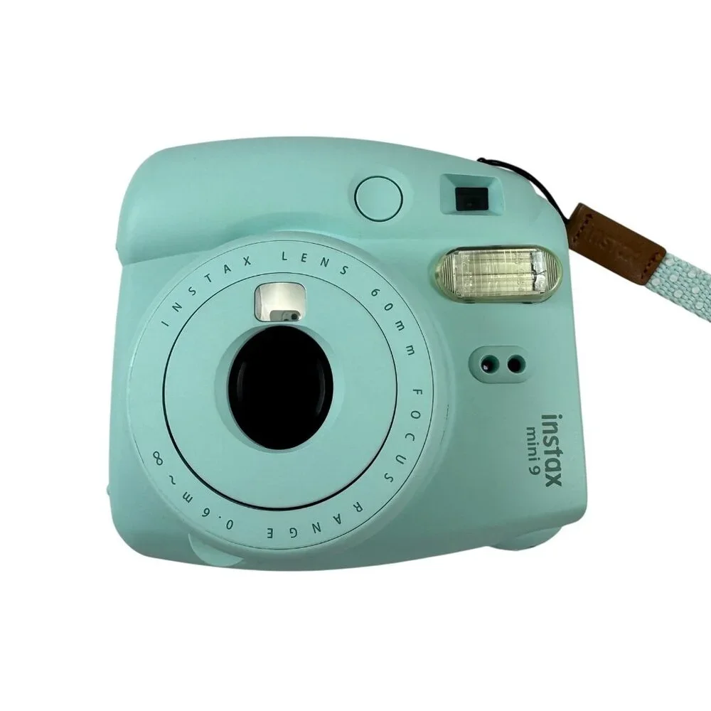Fujifilm Instax Mini 9 Instant Camera Pastel Blue with Carrying Case